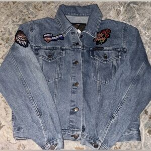 Harley-Davidson Denim Logo Patch Jacket